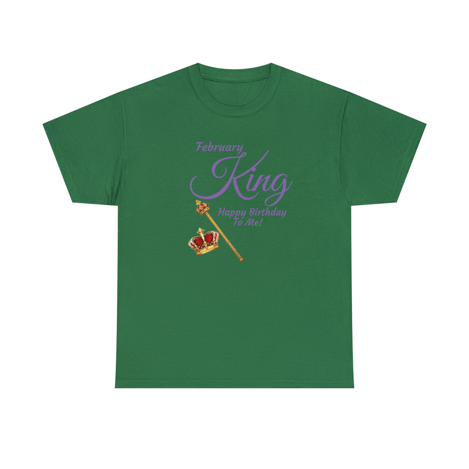 February King Unisex Heavy Cotton Tee