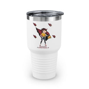 Arizona Cardinals Girl Ringneck Tumbler, 30oz