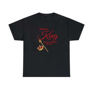 January King Unisex Heavy Cotton Tee