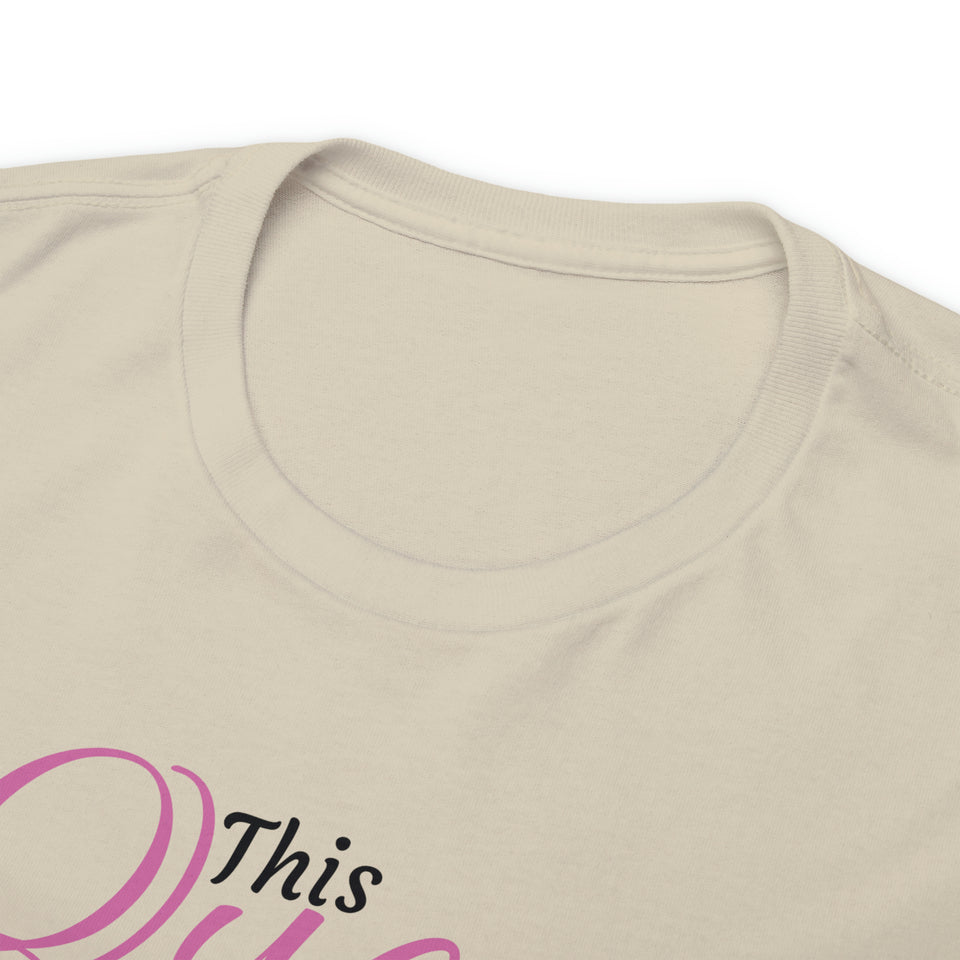 This Queen Was Born In October Unisex Heavy Cotton Tee