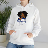 Dallas Cowboys Girl Unisex Heavy Blend™ Hooded Sweatshirt