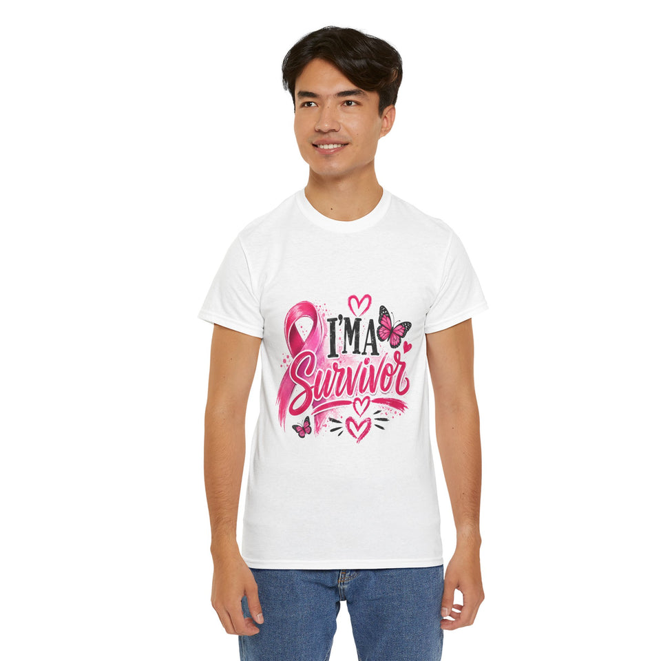 Breast Cancer Awareness Unisex Heavy Cotton Tee