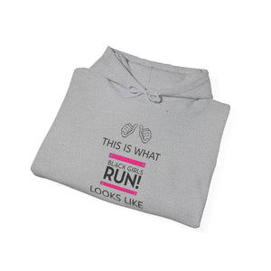 Black Girls Run Unisex Heavy Blend™ Hooded Sweatshirt