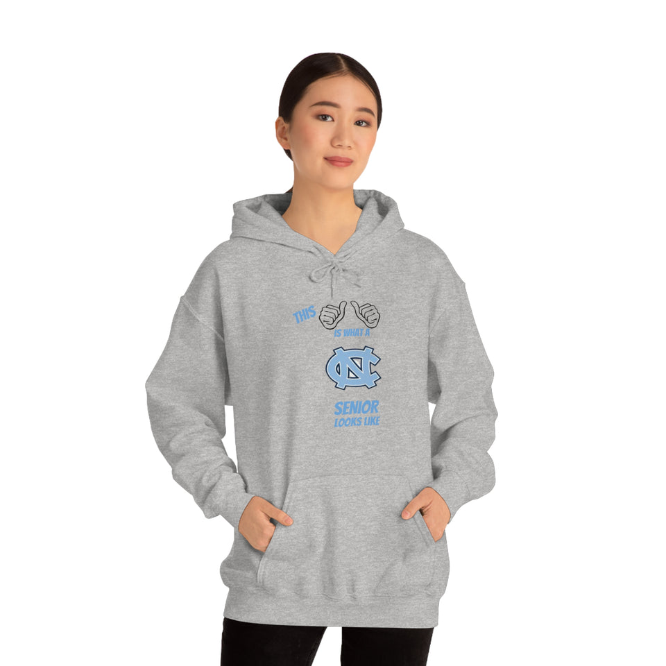 This Is What A Chapel Hill Senior Looks Like Unisex Heavy Blend™ Hooded Sweatshirt