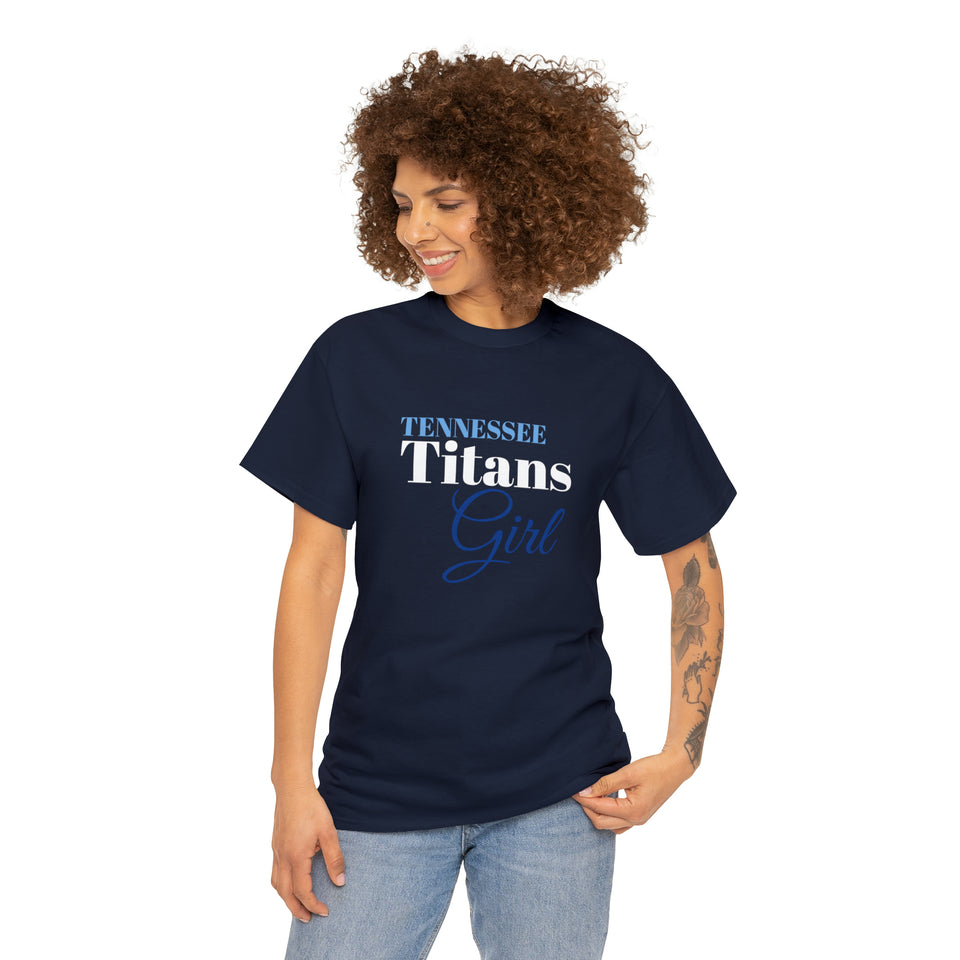 Tennessee Titans Girl Unisex Heavy Cotton Tee