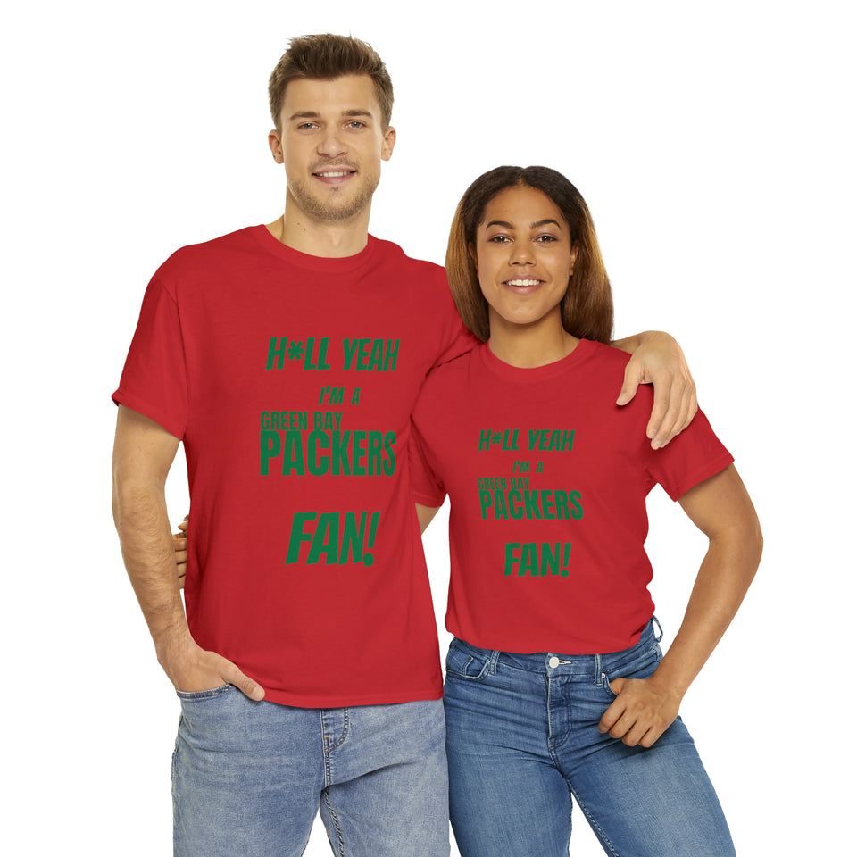 Green Bay Packers Football Unisex Heavy Cotton Tee