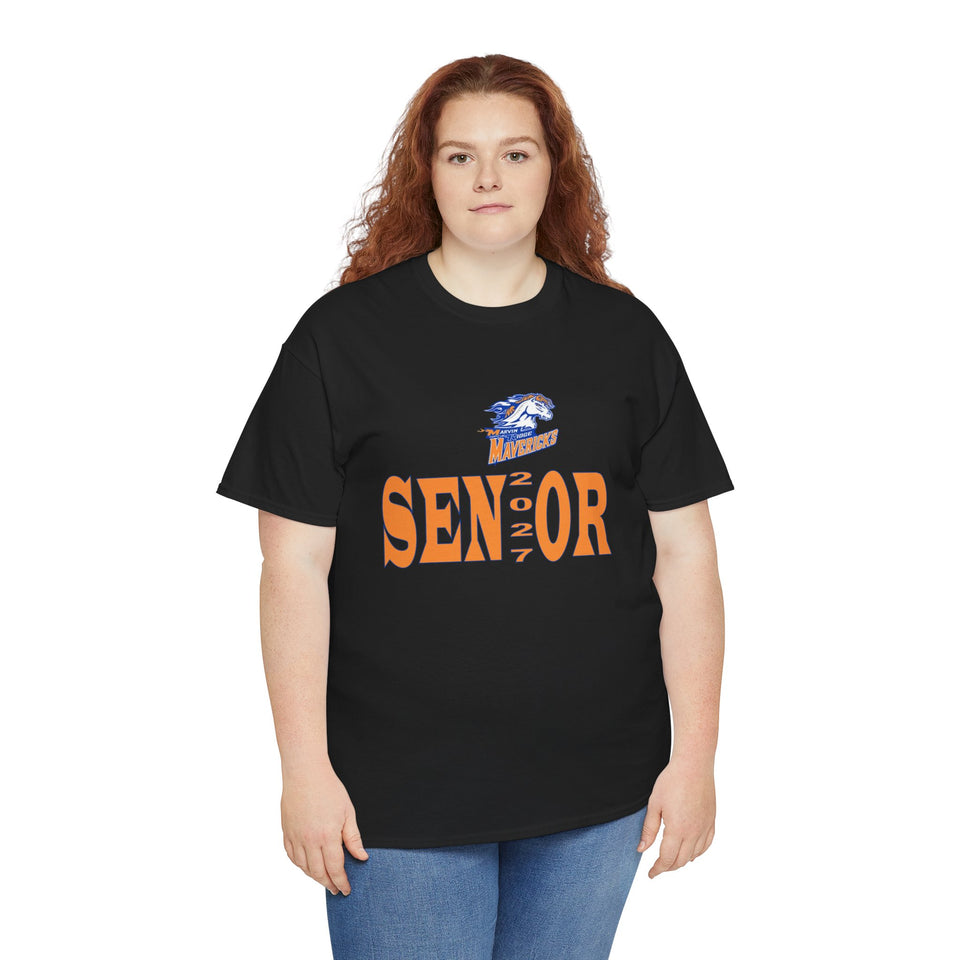 Marvin Ridge HS Senior 2027 Unisex Heavy Cotton Tee