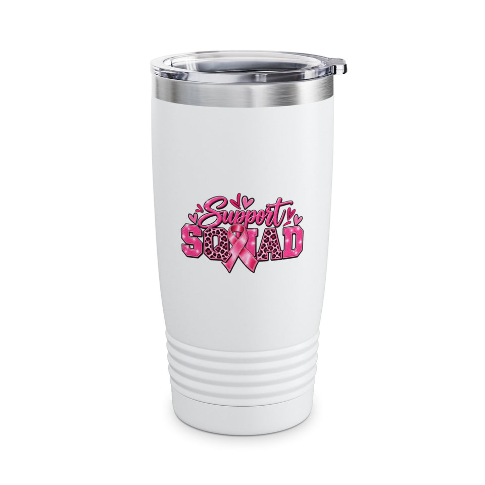 Support Squad Breast Cancer Awareness Ringneck Tumbler, 20oz