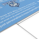 Hunter Huss HS Universal Plastic Yard Sign