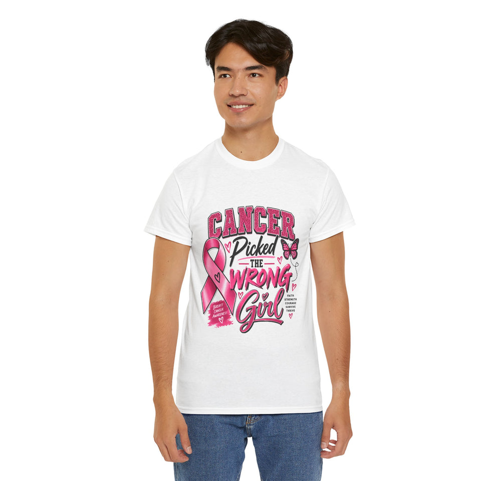 Breast Cancer Awareness Unisex Heavy Cotton Tee
