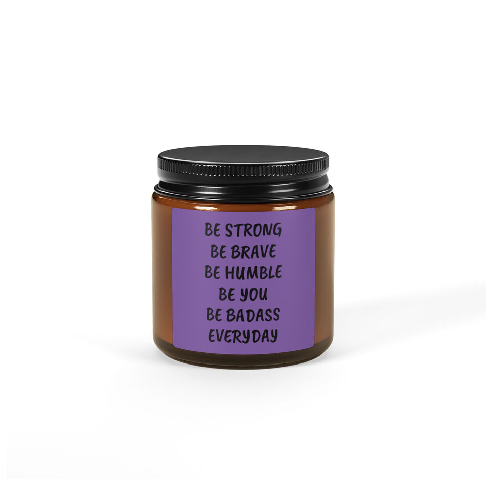 Everyday Scented Soy Candle (Multi-Size, Amber Jar)