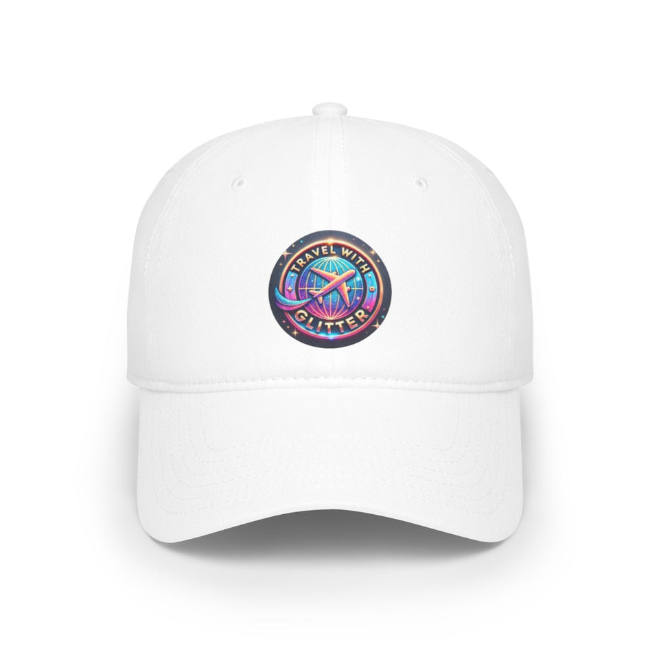 Travel With Glitter Low Profile Baseball Cap