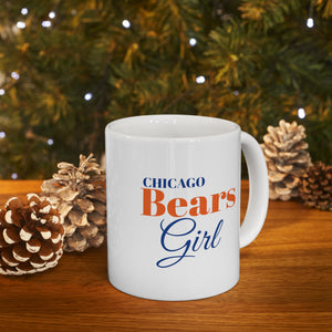 Chicago Bears Girl Ceramic Mug 11oz