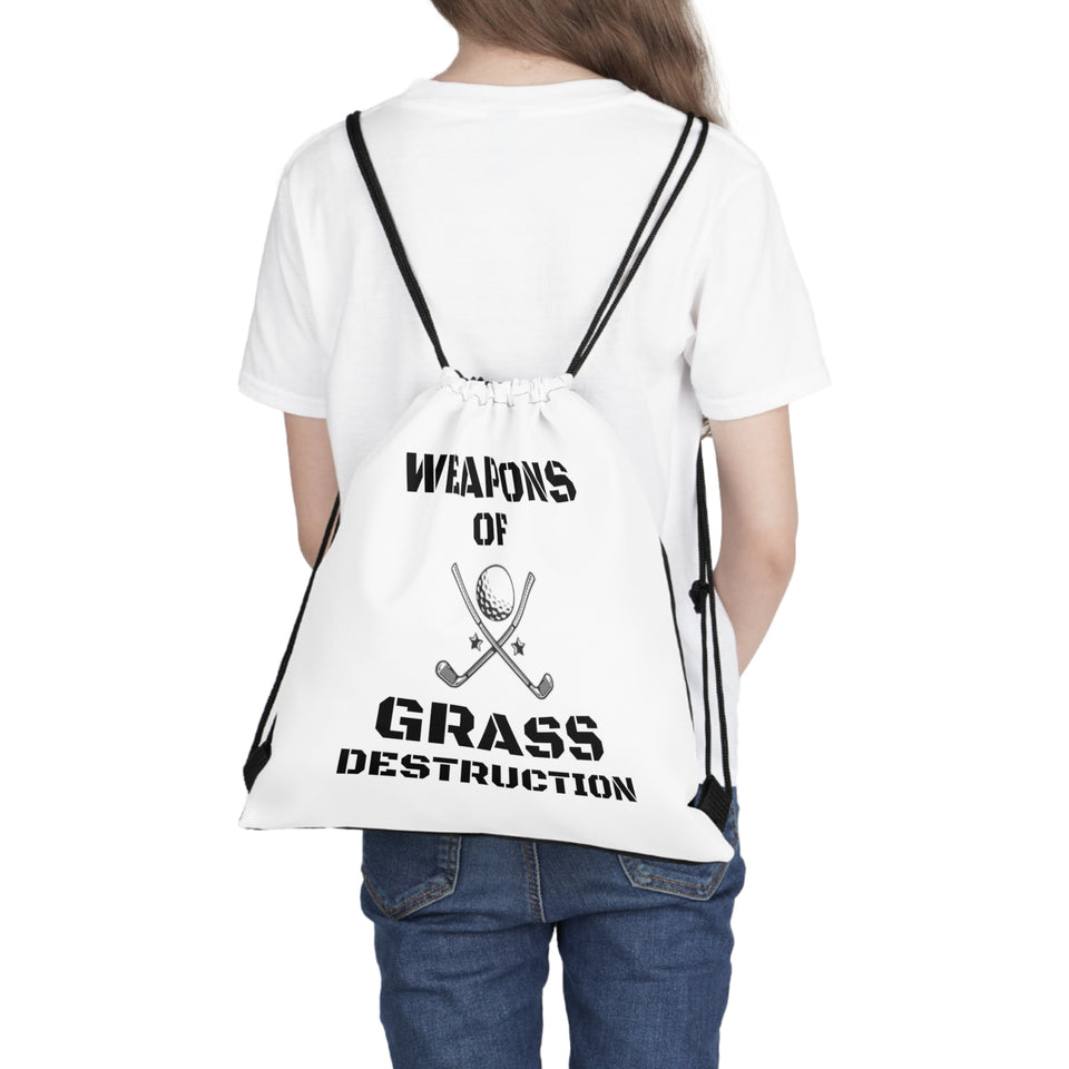 Weapons of Grass Destruction Outdoor Drawstring Bag