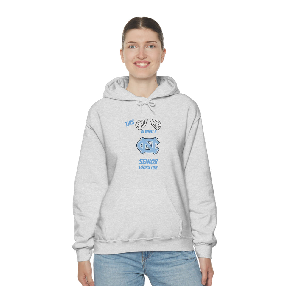 This Is What A Chapel Hill Senior Looks Like Unisex Heavy Blend™ Hooded Sweatshirt