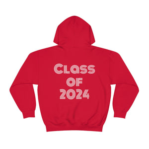 Heck Yeah My Son is A WSSU Senior Unisex Heavy Blend™ Hooded Sweatshirt