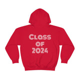 Heck Yeah My Son is A WSSU Senior Unisex Heavy Blend™ Hooded Sweatshirt