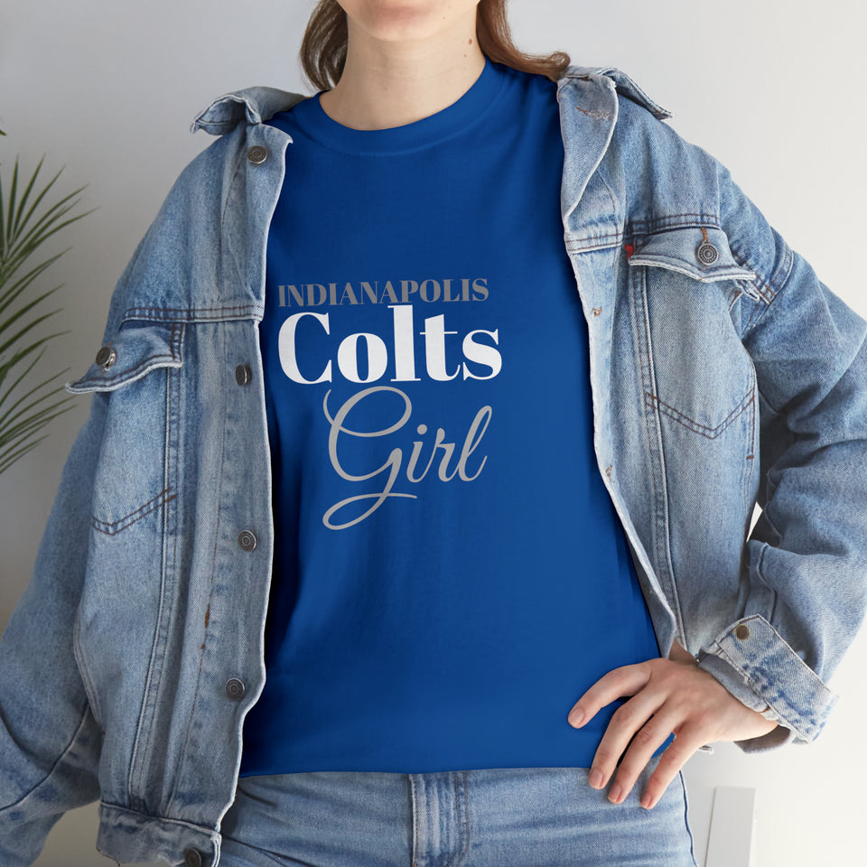 Indianapolis Colts Girl Unisex Heavy Cotton Tee
