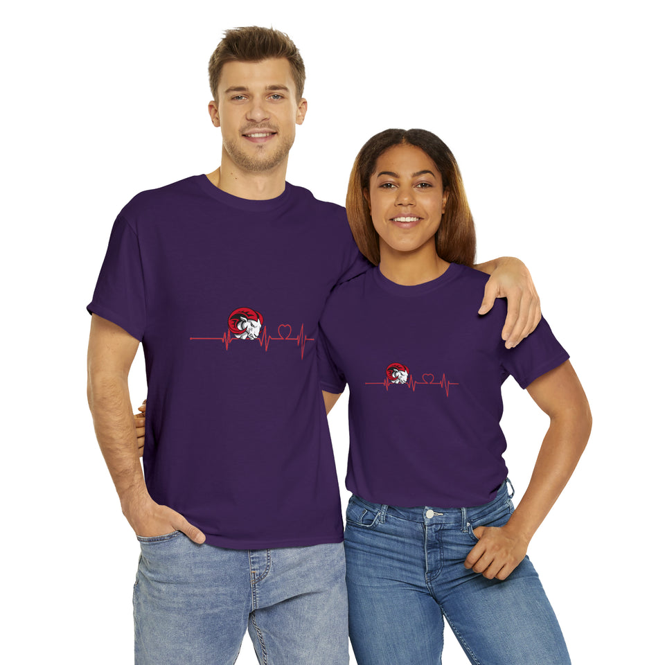 WSSU Heart Beat Unisex Heavy Cotton Tee