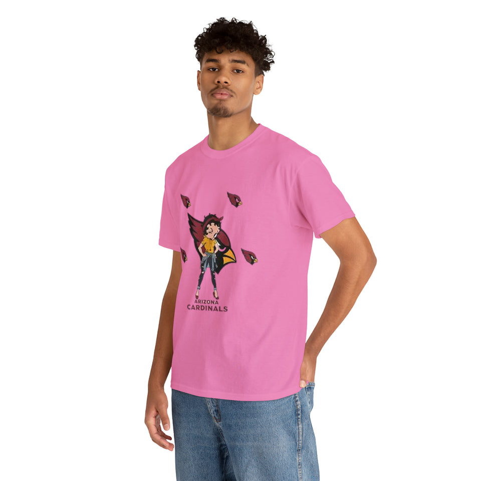 Arizona Cardinals Betty Unisex Heavy Cotton Tee