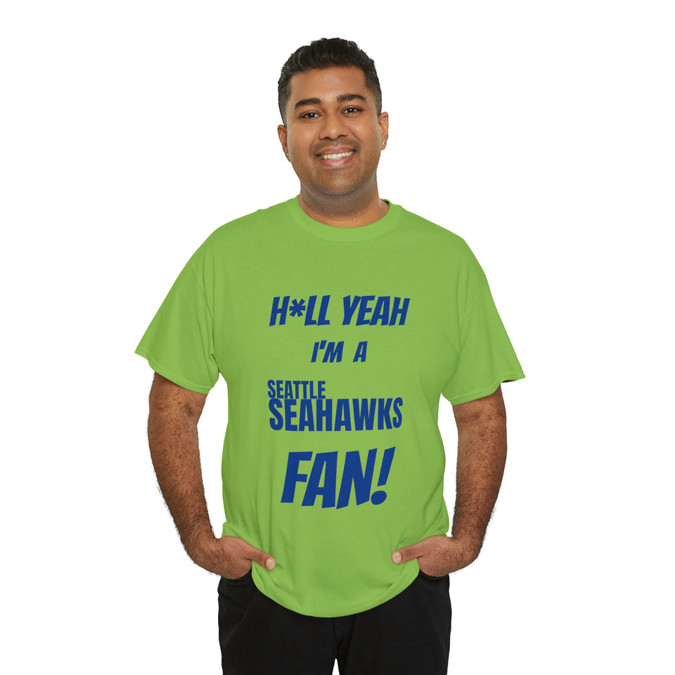 Seattle Seahawks Football Unisex Heavy Cotton Tee