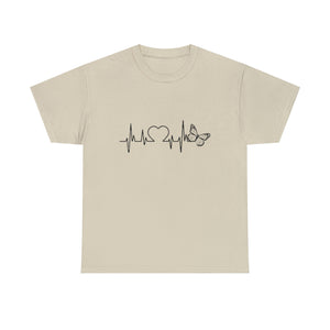 Love Butterflies Unisex Heavy Cotton Tee