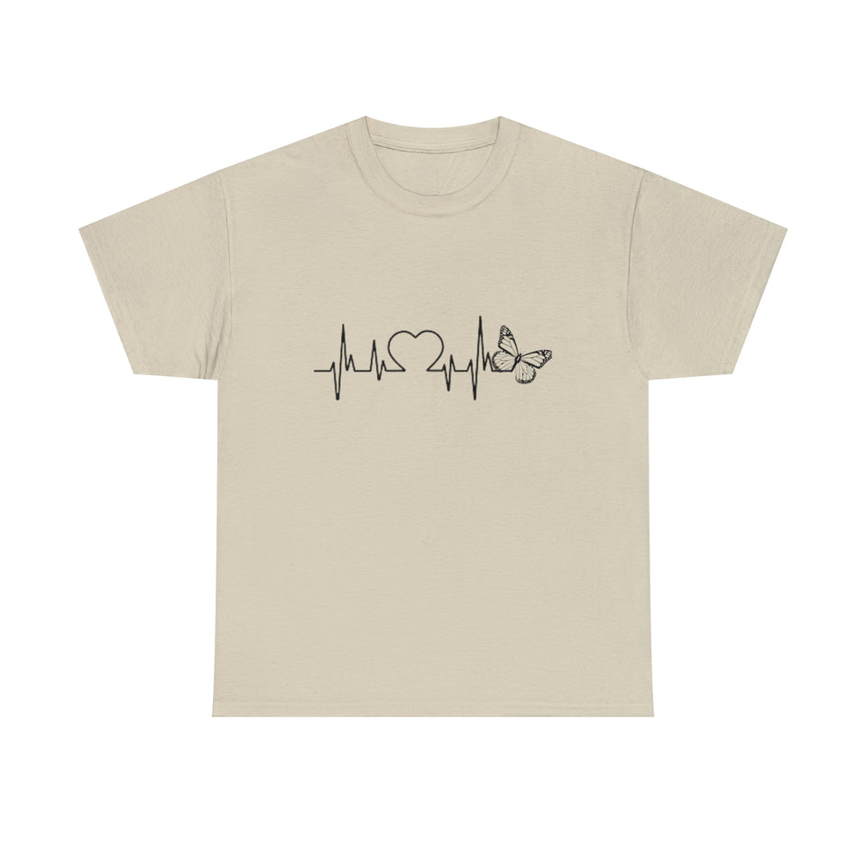 Love Butterflies Unisex Heavy Cotton Tee