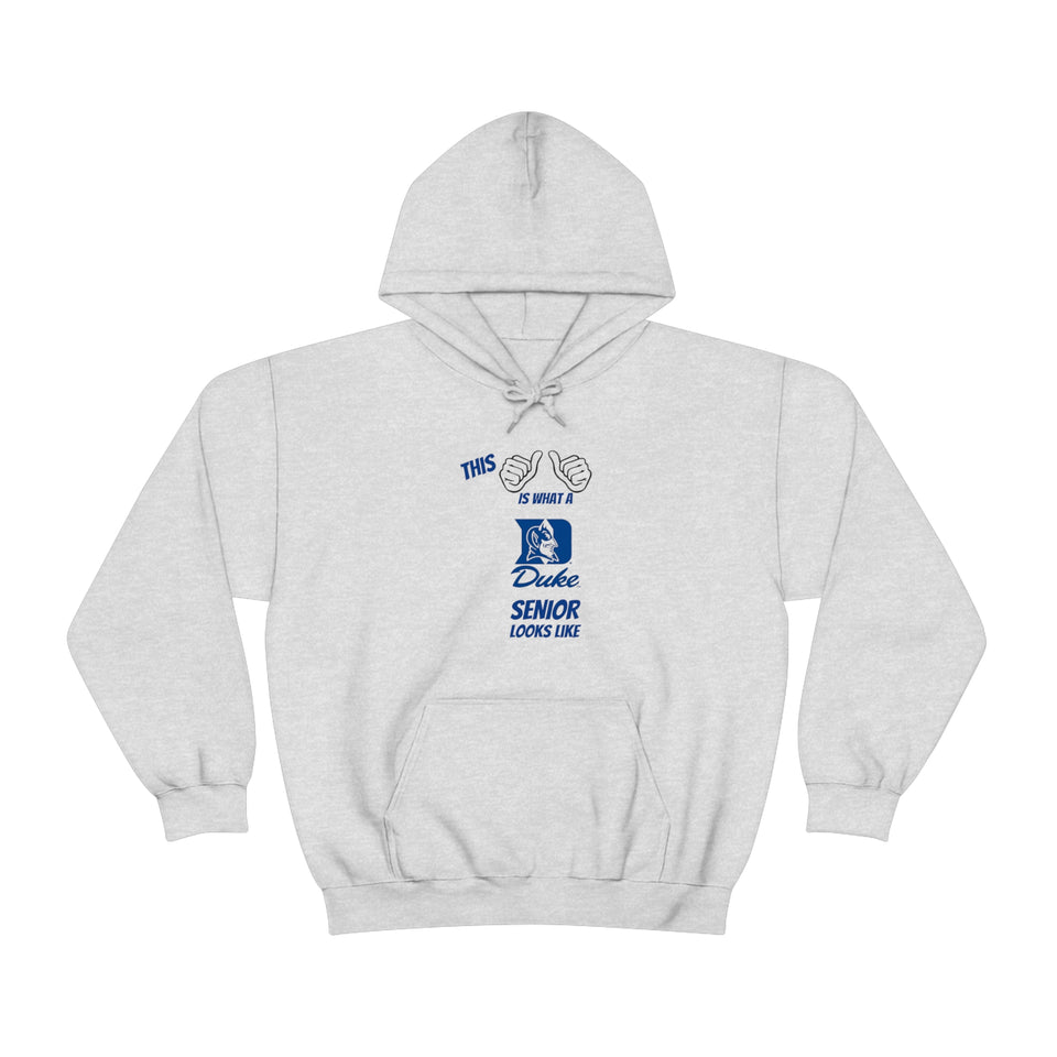 This Is What A Duke Senior Looks Like Unisex Heavy Blend™ Hooded Sweatshirt