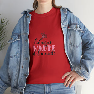 World's Best Mom Spanish Unisex Heavy Cotton Tee