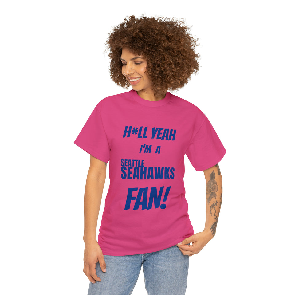 Seattle Seahawks Football Unisex Heavy Cotton Tee