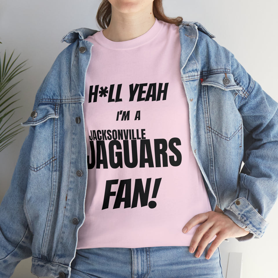 Jacksonville Jaguars Football Unisex Heavy Cotton Tee