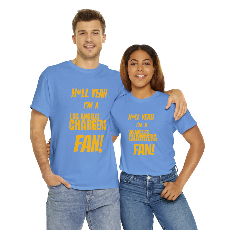 Los Angeles Chargers Football Unisex Heavy Cotton Tee