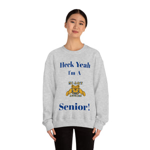 Heck Yeah I'm A NC A&T Senior Unisex Heavy Blend™ Crewneck Sweatshirt