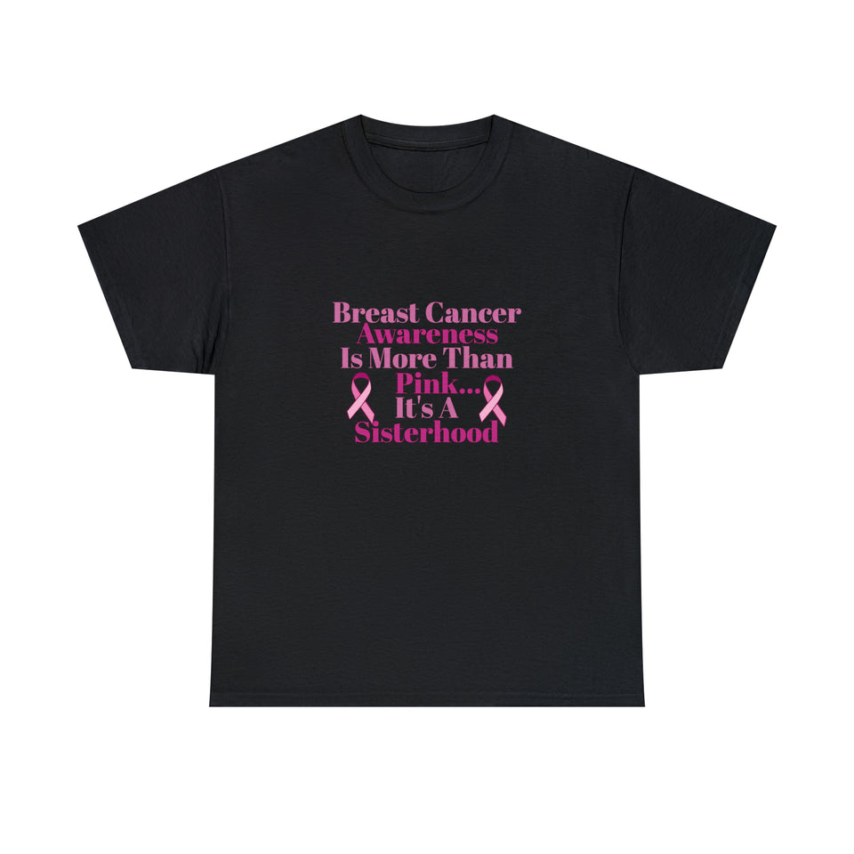 Breast Cancer Sisterhood Unisex Heavy Cotton Tee