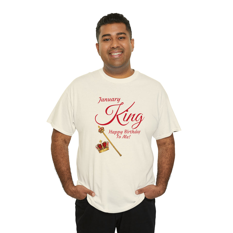 January King Unisex Heavy Cotton Tee