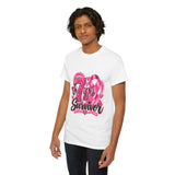 7 Yr Survivor Breast Cancer Awareness Unisex Heavy Cotton Tee