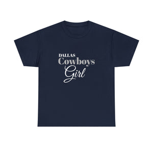 Dallas Cowboys Girl Unisex Heavy Cotton Tee