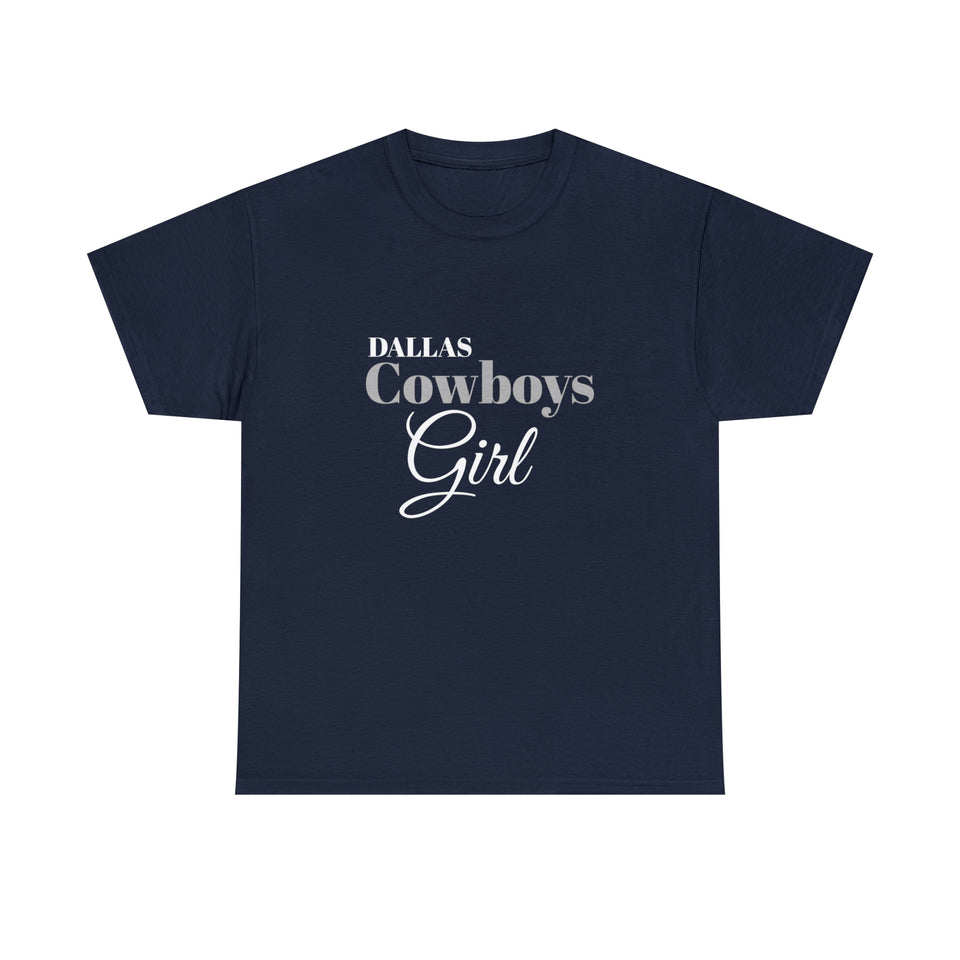 Dallas Cowboys Girl Unisex Heavy Cotton Tee