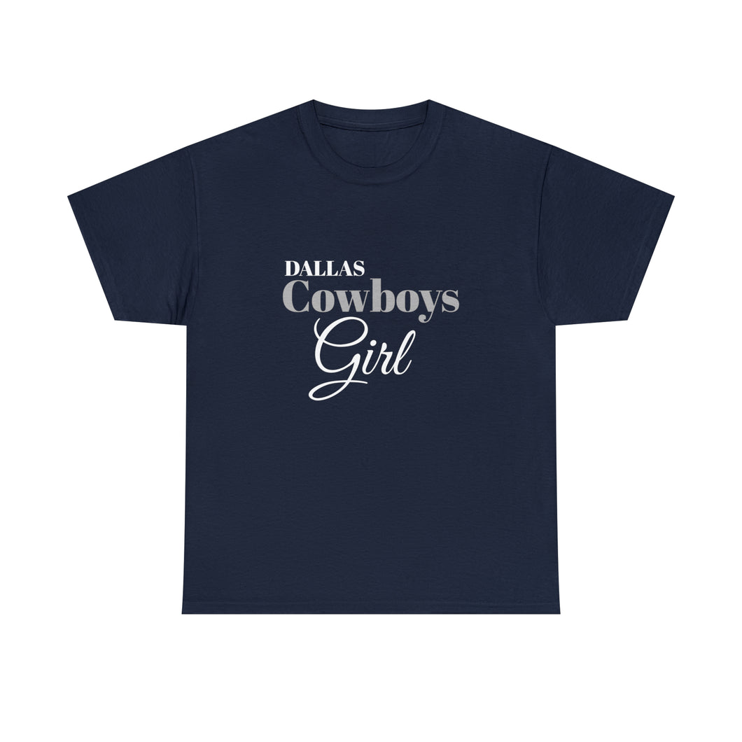 Dallas Cowboys Girl Unisex Heavy Cotton Tee
