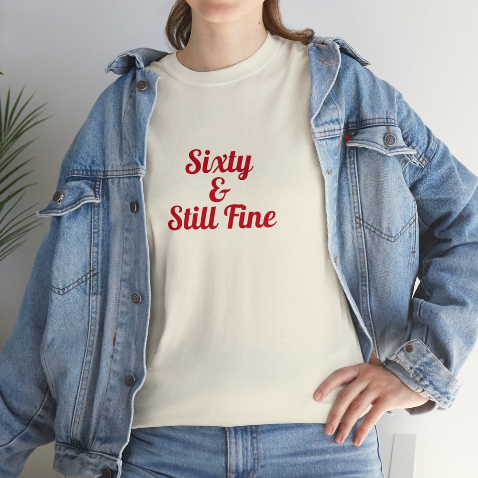 Sixty Unisex Heavy Cotton Tee