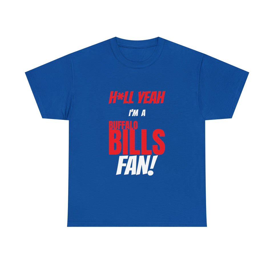 Buffalo Bills Football Unisex Heavy Cotton Tee
