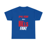 Buffalo Bills Football Unisex Heavy Cotton Tee