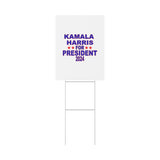 Kamala Harris for President Plastic Yard Sign