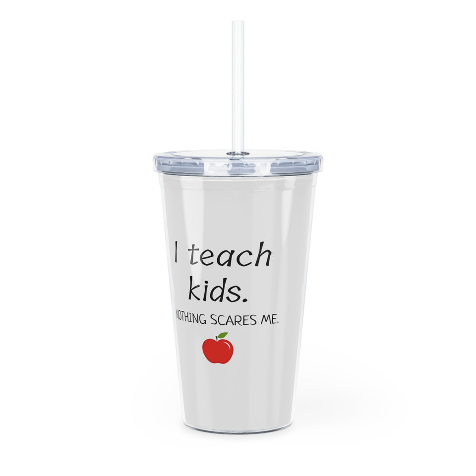 Teachers Plastic Tumbler with Straw