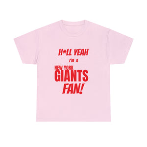 New York Giants Football Unisex Heavy Cotton Tee