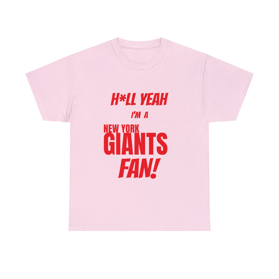 New York Giants Football Unisex Heavy Cotton Tee