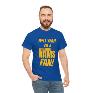 Los Angeles Rams Football Unisex Heavy Cotton Tee
