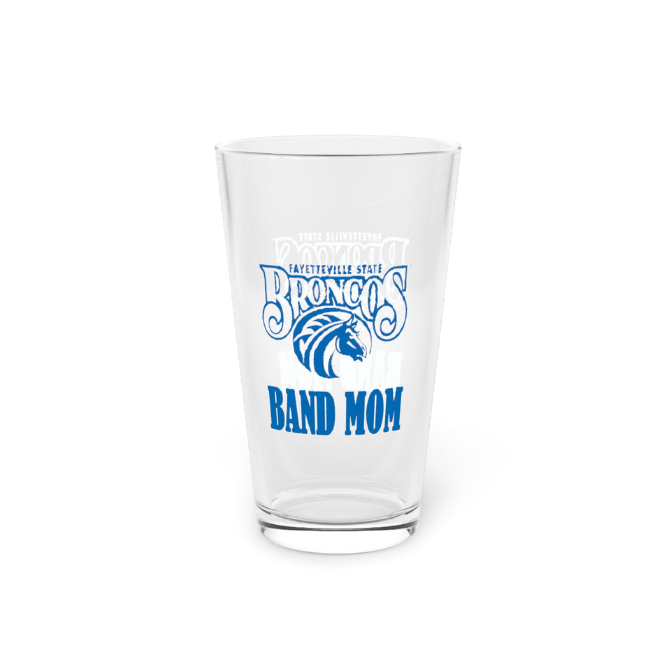 Fayetteville State Band Mom Pint Glass, 16oz