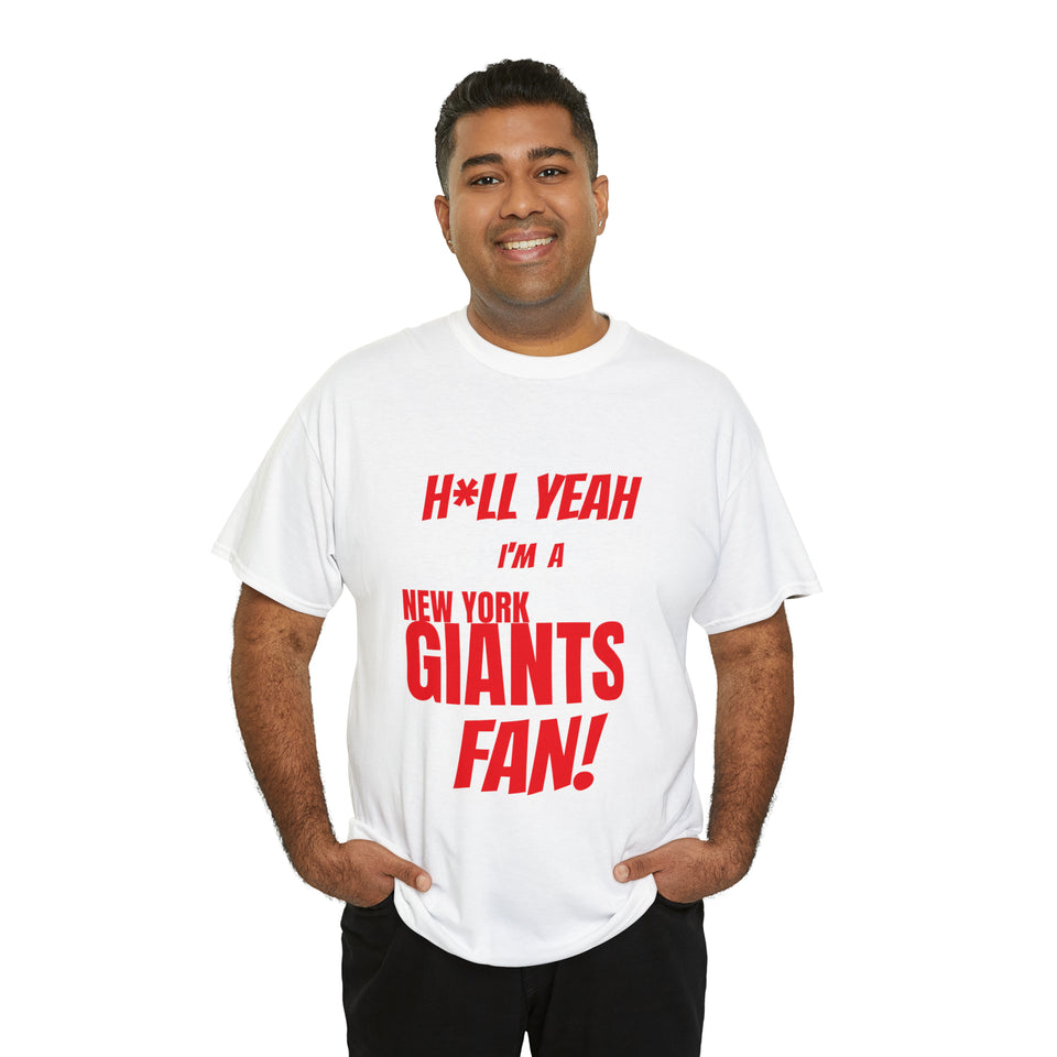 New York Giants Football Unisex Heavy Cotton Tee