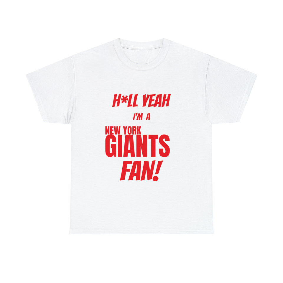 New York Giants Football Unisex Heavy Cotton Tee